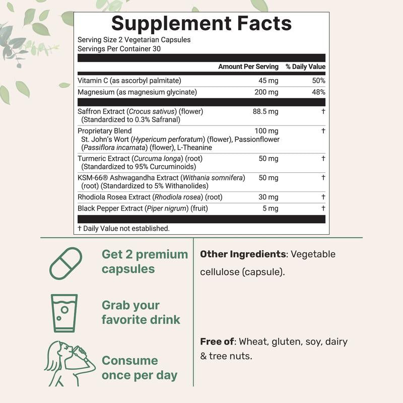 Serouna® Saffron+ Advanced Capsules