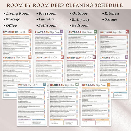 Serouna® ADHD Cleaning Planner