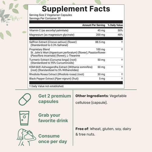 Serouna® Saffron+ Advanced Capsules