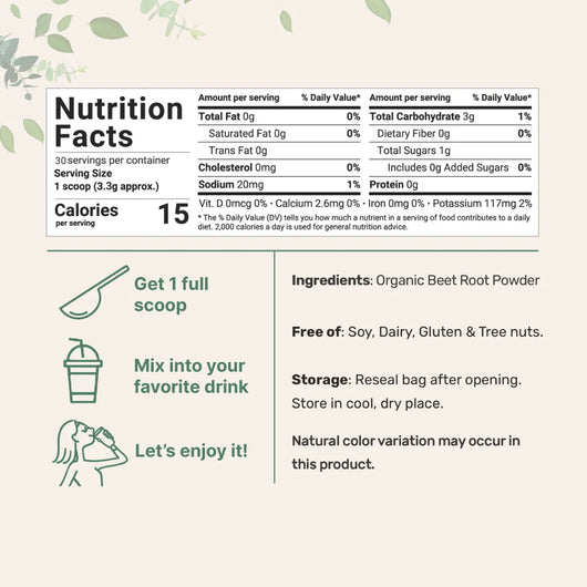 Serouna® Pumping Beet Root Powder