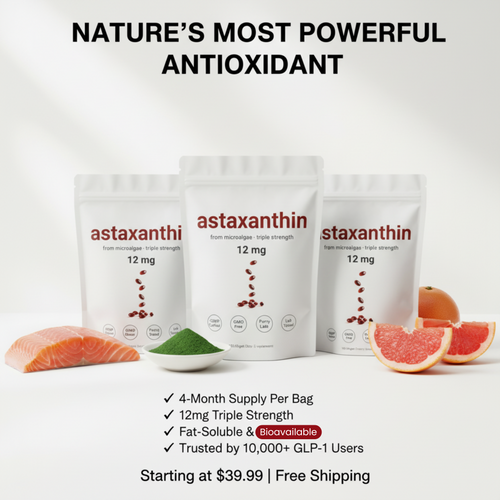 Serouna® Astaxanthin Softgels for GLP-1 Skin Support