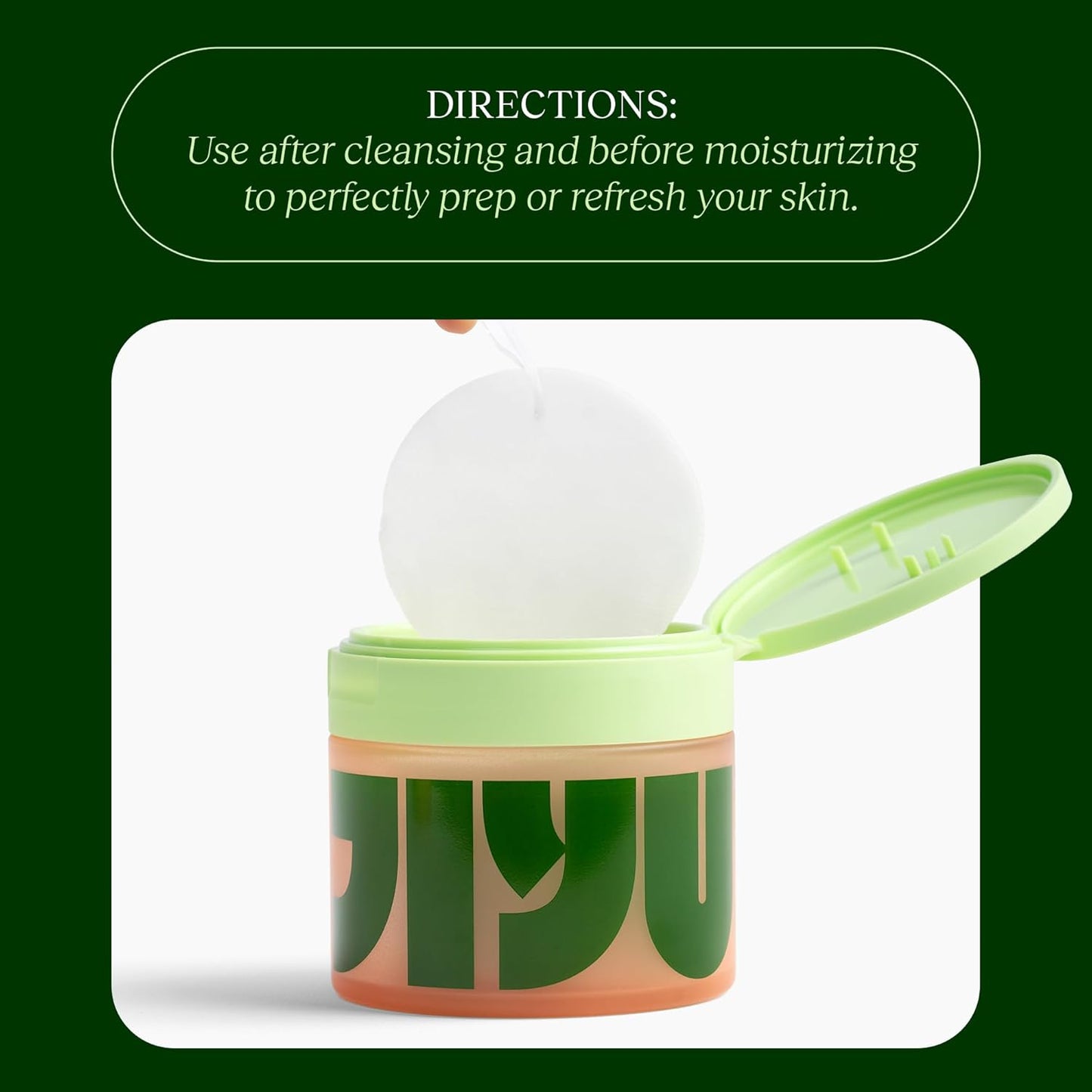 Jiyu Korean Skin Toning Pads