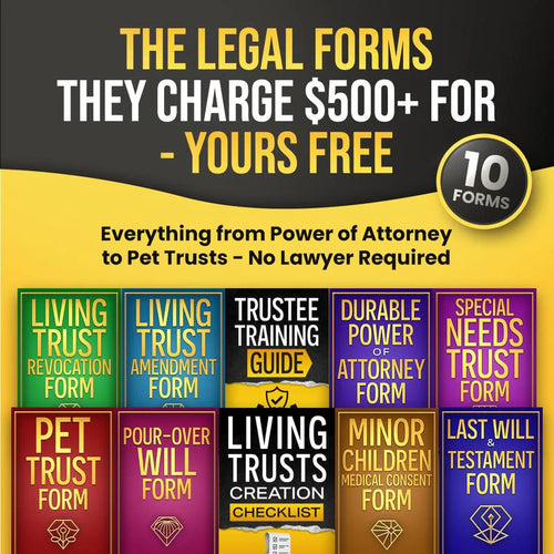 10 FREE Exclusive Living Trust Forms